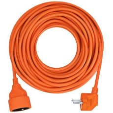 Solight prodlužovací kabel - spojka, 1 zásuvka, oranžová, 7m
