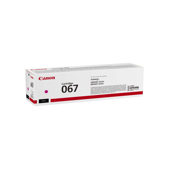 Canon TONER 067 purpurová pro i-SENSYS LBP631Cw, LBP633Cdwa, MF651Cw, MF655Cdw, MF657Cdw (1250 str.)