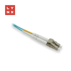 LYNX duplexní patch kabel MM, OM3, LC/LC, 50/125µm, 2m