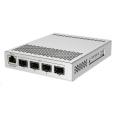 MikroTik Cloud Router Switch CRS305-1G-4S+IN, Dual Boot (SwitchOS, RouterOS), 800MHz, 512MB RAM, 4xSFP+, vč.L5