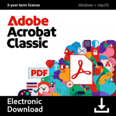 Acrobat Pro 2024 (Classic) for teams MP ML (+CZ) COM Term License (Set up as 36 month) 1 User, Level 1, 1-9