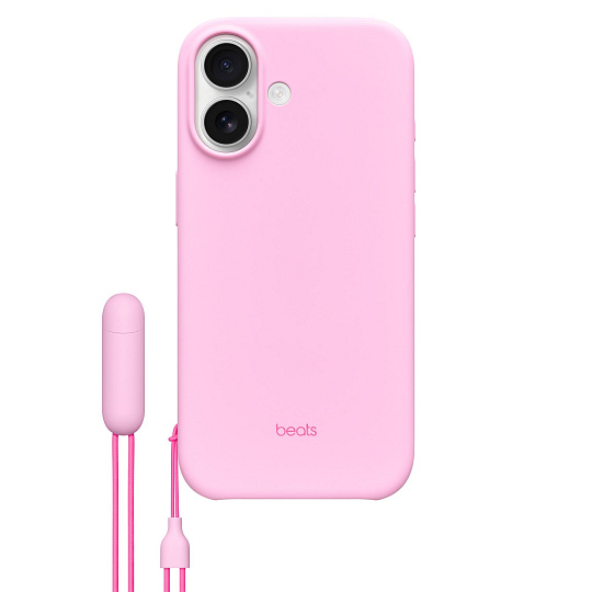 Apple Beats iPhone 17 Kickstand Case with MagSafe and Camera Control - Pebble Pink Apple Beats iPhone 17 Kickstand Case with MagSafe and Camera Control - Pebble Pink