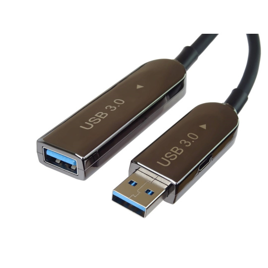 PREMIUMCORD Kabel USB3.0 + 2.0 prodlužovací optický AOC kabel A/Male - A/Female 10m