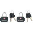 Master Lock Visací zámek  TSA - černý (2 ks / blistr)