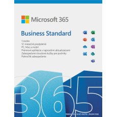 PROMO 3PK Microsoft 365 Business Standard SK (1rok) + 20 EUR OMV Poukázka na benzín