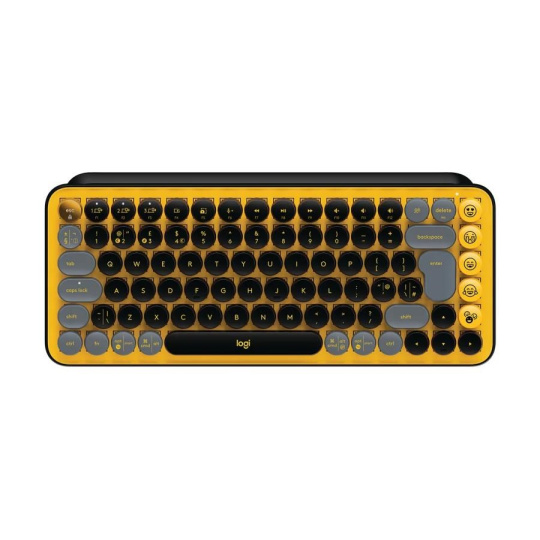 Logitech Wireless Mechanical Keyboard POP Keys With Emoji Keys - BLAST_YELLOW - US INT'L - INTNL