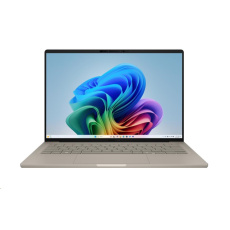 ASUS NTB Zenbook A14 (UX3407QA-OLED202W), X1-26-100, 14" 1920x1200 OLED, 16GB, 512GB SSD, Adreno, W11 Home, Beige