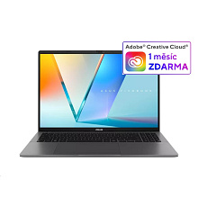ASUS NTB Vivobook S 16 (M3607KA-OLED056WZ), AI 5 330, 16" 1920x1200, 32GB, 512GB SSD, Radeon, W11 Home, Matte Gray