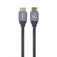 GEMBIRD Kabel HDMI 2.0, 2m, opletený, černý, blister