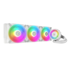 BAZAR - ARCTIC Vodní chladič Liquid Freezer III 420 ARGB, 3x140mm, AM5, LGA1851, bílá - Poškozený obal (Komplet)