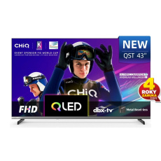CHiQ L43QST TV 43", FHD, QLED, ultratenká, Android14, Dolby Audio, Frameless