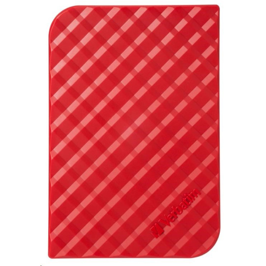 VERBATIM Externí HDD 1TB Store 'n' Go Portable Hard Drive USB 3.0, Red GEN II