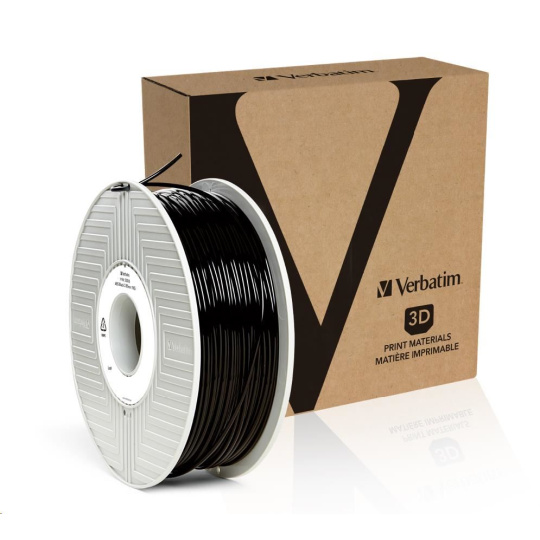 VERBATIM 3D Printer Filament ABS 2.85mm, 152m, 1kg black (OLD PN 55018)