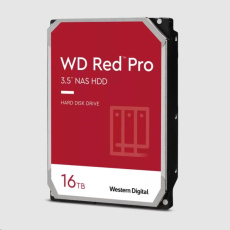 WD RED Pro NAS WD161KFGX 16TB SATAIII/600 512MB cache, 259 MB/s, CMR