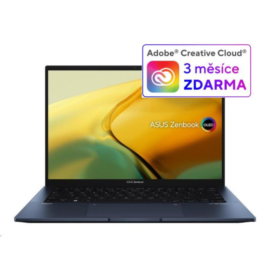 ASUS NTB Zenbook 14 OLED (UX3402VA-OLED436W), i5-13500H, 14" 2880 x 1800, 16GB, 512GB SSD, Iris Xe, W11 Home, Blue