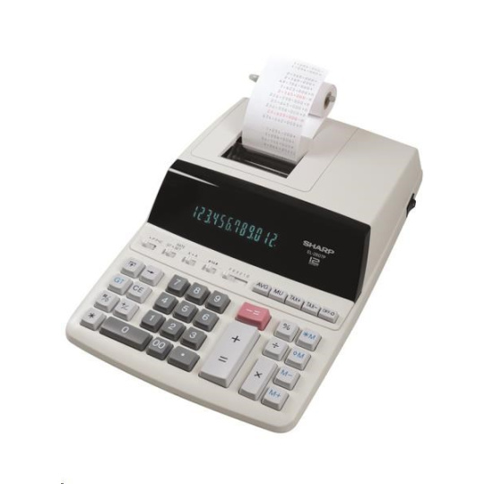 SHARP kalkulačka - EL2607PGYUK - gift box