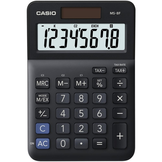 CASIO kalkulačka MS 8 F, stolní kalkulátor