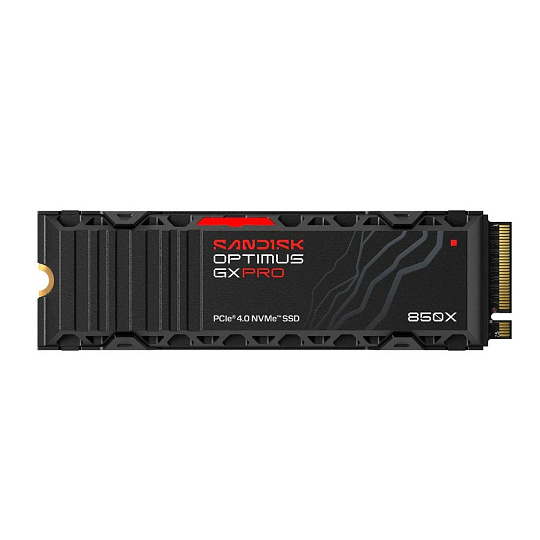 SANDISK SSD OPTIMUS GX PRO 850X NVMe 1TB PCIe, Gen4, (R:7300, W:6300MB/s), chladič SANDISK SSD OPTIMUS GX PRO 850X NVMe 1TB PCIe, Gen4, (R:7300, W:6300MB/s), chladič