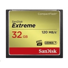 SanDisk Compact Flash 32GB Extreme (R:120/W:85 MB/s) UDMA7