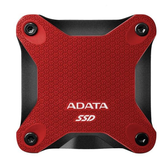 ADATA Externí SSD 1TB SD620, USB Micro-B, USB 3.2 Gen 2, R:520/W:460MB/s, červená