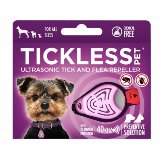 Tickless Pet- ruzovy