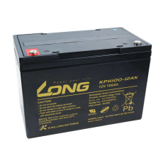 LONG baterie 12V 100Ah M6 HighRate LongLife 12 let (KPH100-12AN)