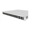 MikroTik Cloud Router Switch CRS354-48P-4S+2Q+RM, 650MHz CPU, 64MB, 1x10/100, 48xGLAN(PoE), 4xSFP+, 2xQSFP, vč. L5