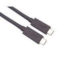 BAZAR - PREMIUMCORD Kabel USB4™ 40Gbps 8K@60Hz Thunderbolt 3, 0,8m - Pošk. obal