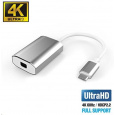 PremiumCord Adaptér USB-C na mini DisplayPort, rozlišení 4K*2K@60Hz