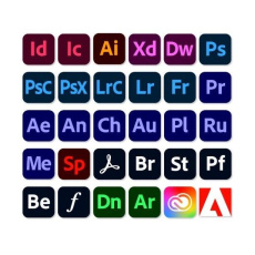 Adobe Creative Cloud for teams All Apps MP ML (+CZ) COM NEW 1 User, 1 Month, Level 1, 1-9 Lic PROMO (do 2. 12. 2022)