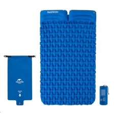 Naturehike nafukovací dvojitá karimatka FC-13 1300g - modrá Naturehike nafukovací dvojitá karimatka FC-13 1300g - modrá