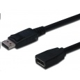 PREMIUMCORD Kabel DisplayPort prodlužovací M/F 2m