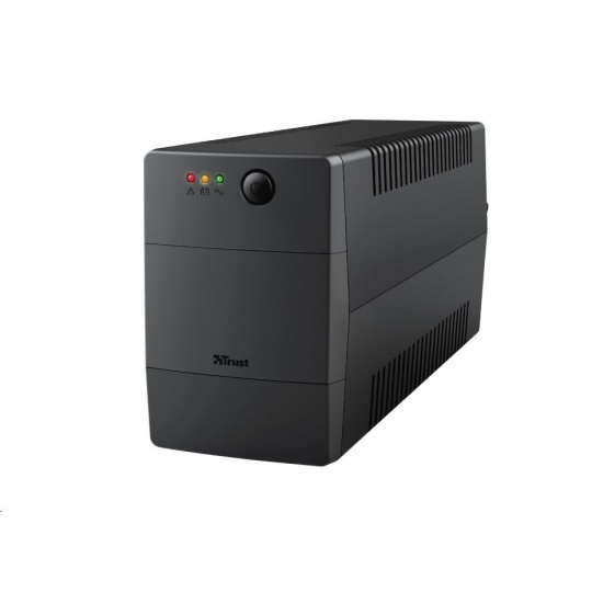 TRUST UPS Paxxon 800VA UPS with 2 standard wall power outlets