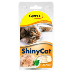 SHINY CAT tun+kure 2x70g konzerva