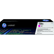 HP 126A Magenta LJ Toner Cart, CE313A (1,000 pages)