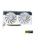 BAZAR ASUS VGA NVIDIA GeForce RTX 4060 DUAL OC EVO 8G WHITE, 8G GDDR6, 3xDP, 1xHDMI (POŠKOZENÝ OBAL)