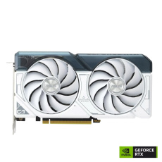 BAZAR ASUS VGA NVIDIA GeForce RTX 4060 DUAL OC EVO 8G WHITE, 8G GDDR6, 3xDP, 1xHDMI (POŠKOZENÝ OBAL)