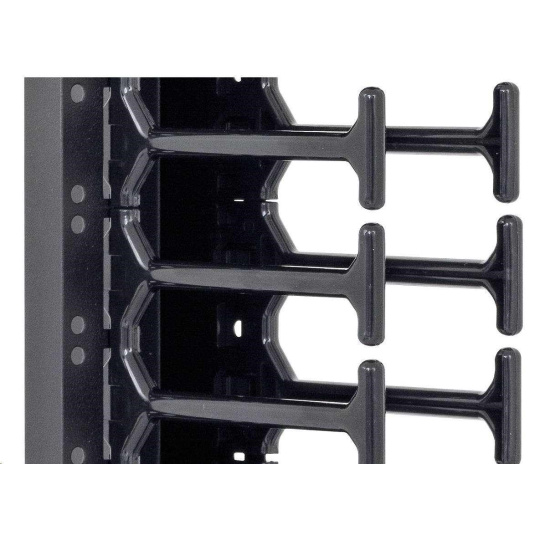 TRITON vertikální vyvazovací panel 32U, dvouřadý, pro rozvaděče šířky 800mm z řady RMA, RZA, RDA, RTA, RYA, černý TRITON vertikální vyvazovací panel 32U, dvouřadý, pro rozvaděče šířky 800mm z řady RMA, RZA, RDA, RTA, RYA, černý