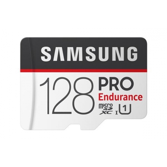 Samsung micro SDXC karta 128GB PRO Endurance + SD adaptér