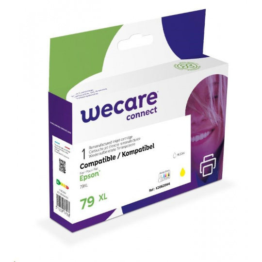 WECARE ARMOR cartridge pro Epson WorkForce Pro WF-5110, 5190, 5620, 5690 (C13T79044010), žlutá/yellow, 19,5ml, 2000str