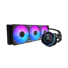 Cooler Master vodní chladič MasterLiquid Atmos II LCD 360, 3x120mm, LGA1851, AM5, černá Cooler Master vodní chladič MasterLiquid Atmos II LCD 360, 3x120mm, LGA1851, AM5, černá