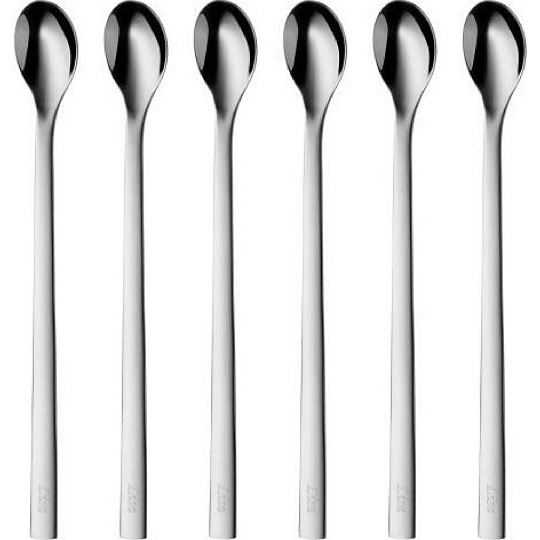 WMF Sada lžiček na long drink nápoje, 6 ks, nerezová ocel