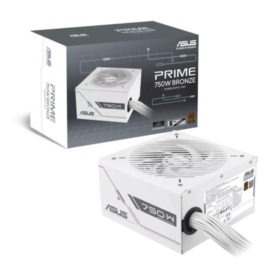 ASUS zdroj Prime 750W Bronze White, 135mm, 80 Plus Bronze ASUS zdroj Prime 750W Bronze White, 135mm, 80 Plus Bronze