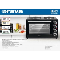 ORAVA EC-321 elektrická trouba ORAVA EC-321 elektrická trouba
