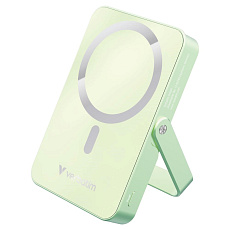VERBATIM Powerbanka Charge 'n' Go, Magnetická, 10000 mAh, USB-C, Stojánek, Zelená VERBATIM Powerbanka Charge 'n' Go, Magnetická, 10000 mAh, USB-C, Stojánek, Zelená