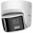 HIKVISION DS-2CD2347G2P-LSU/SL(2.8MM)(C), 4MPix IP Turret ColorVu AcuSense panoramatická kamera; LED 30m, WDR 130dB, Aud