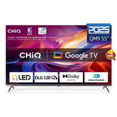 CHiQ U55QM9V TV 55", UHD, QLED, Google TV 5.0, DLG 120 Hz, MEMC CHiQ U55QM9V TV 55", UHD, QLED, Google TV 5.0, DLG 120 Hz, MEMC