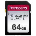 TRANSCEND SDXC karta 64GB 300S, UHS-I U3 V10 (R:100/W:25 MB/s)