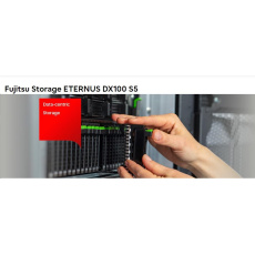 FUJITSU STORAGE ETERNUS DX100 S5 2.5 Bases osazeno 2x SSD 3.84TB 2.5" rozhraní 2 porty 10G iSCSI (SFP+ není součástí) na