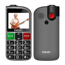 EVOLVEO Mobilní telefon pro seniory s nabíjecím stojánkem EasyPhone FL, stříbrná EVOLVEO Mobilní telefon pro seniory s nabíjecím stojánkem EasyPhone FL, stříbrná
